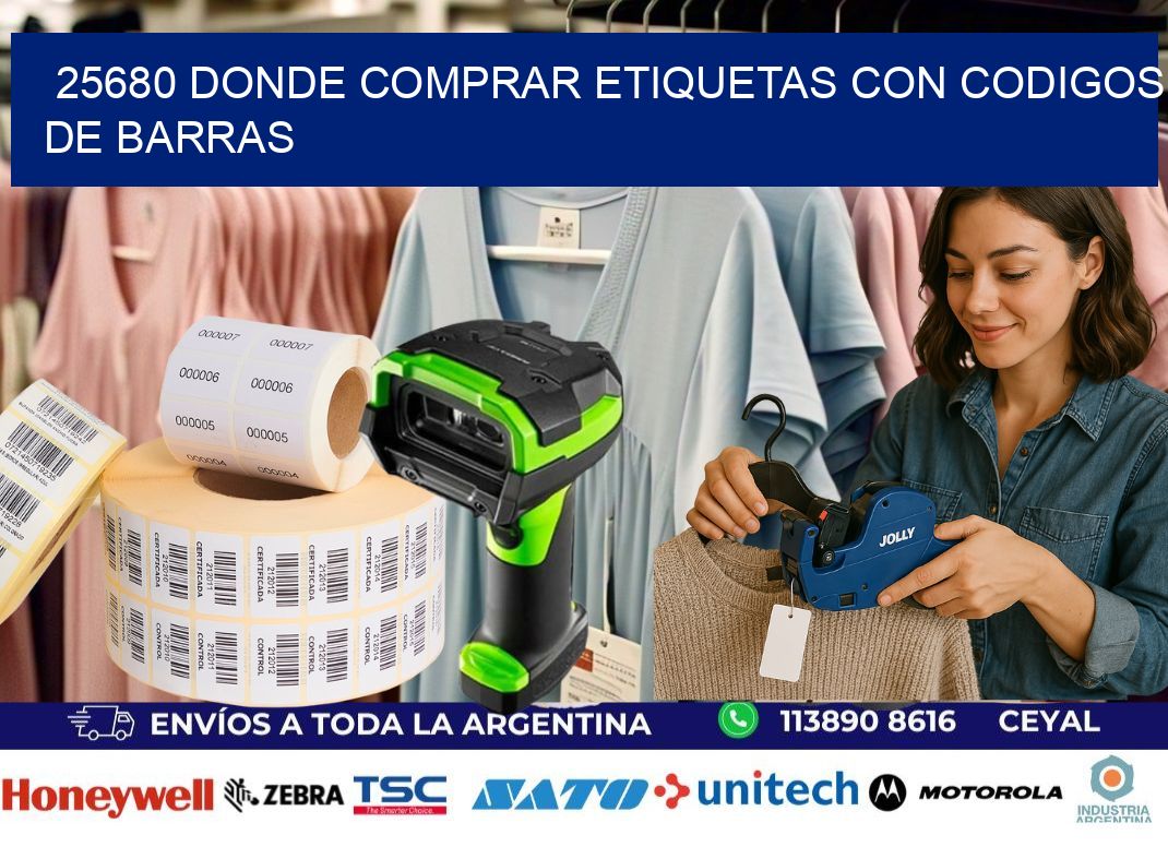 25680 Donde comprar etiquetas con codigos de barras