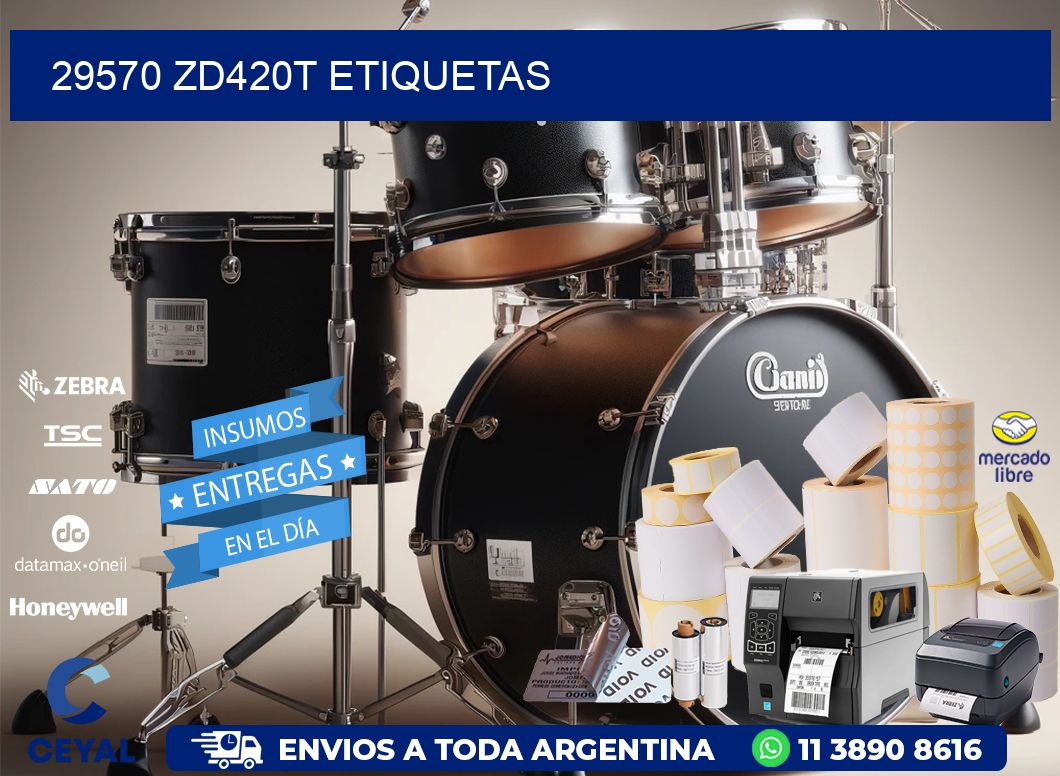 29570 ZD420t etiquetas