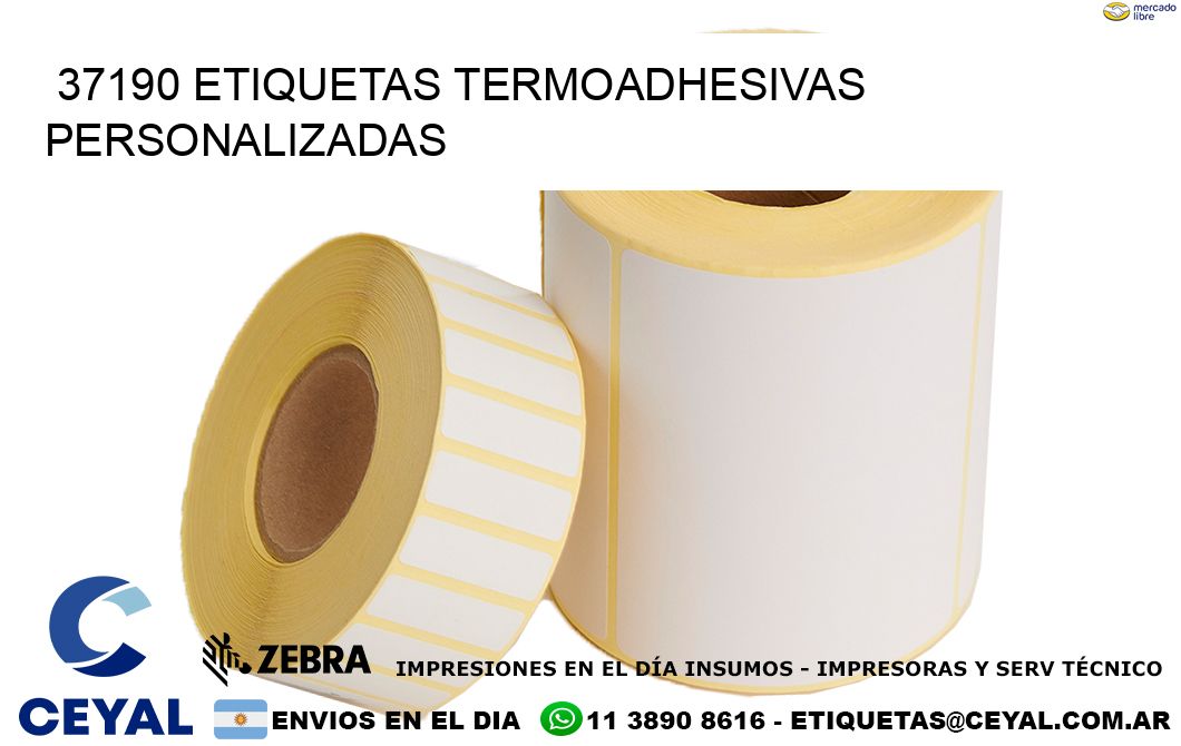 37190 Etiquetas termoadhesivas personalizadas