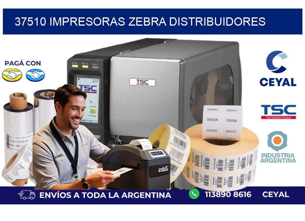 37510 impresoras Zebra distribuidores
