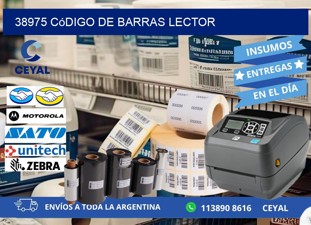 38975 Código de barras lector