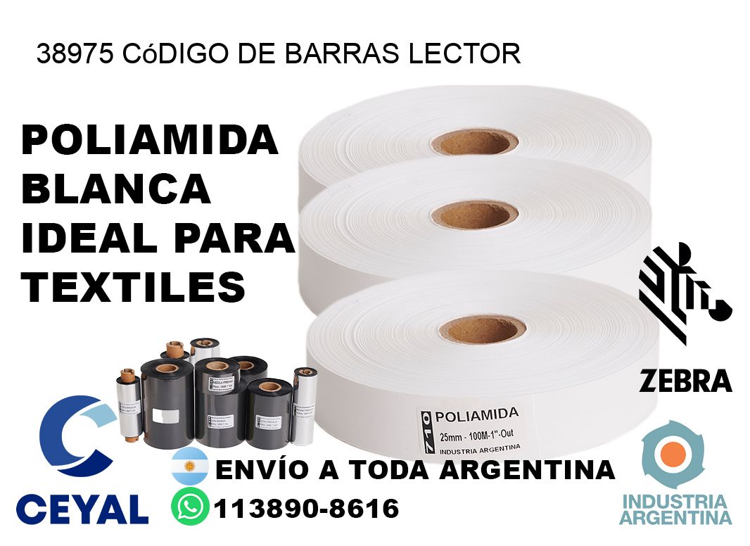 38975 Código de barras lector