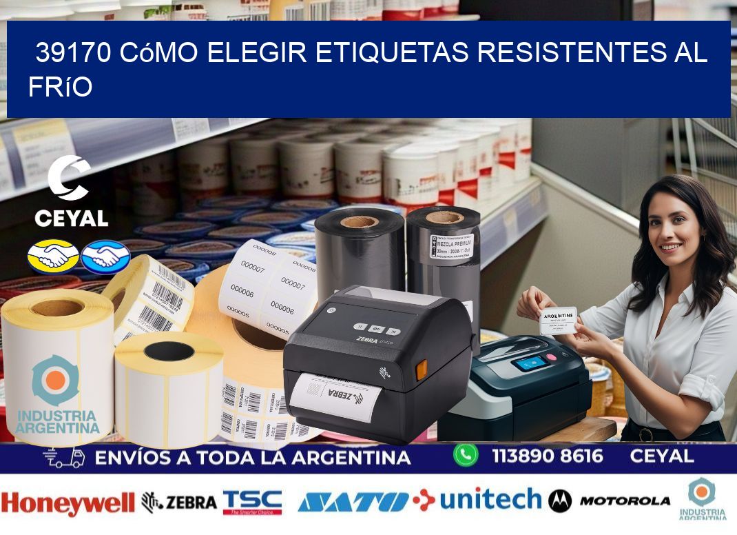 39170 cómo elegir etiquetas resistentes al frío