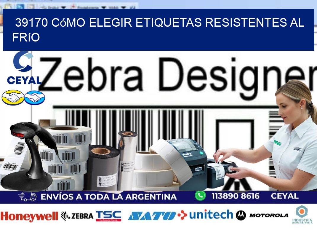39170 cómo elegir etiquetas resistentes al frío