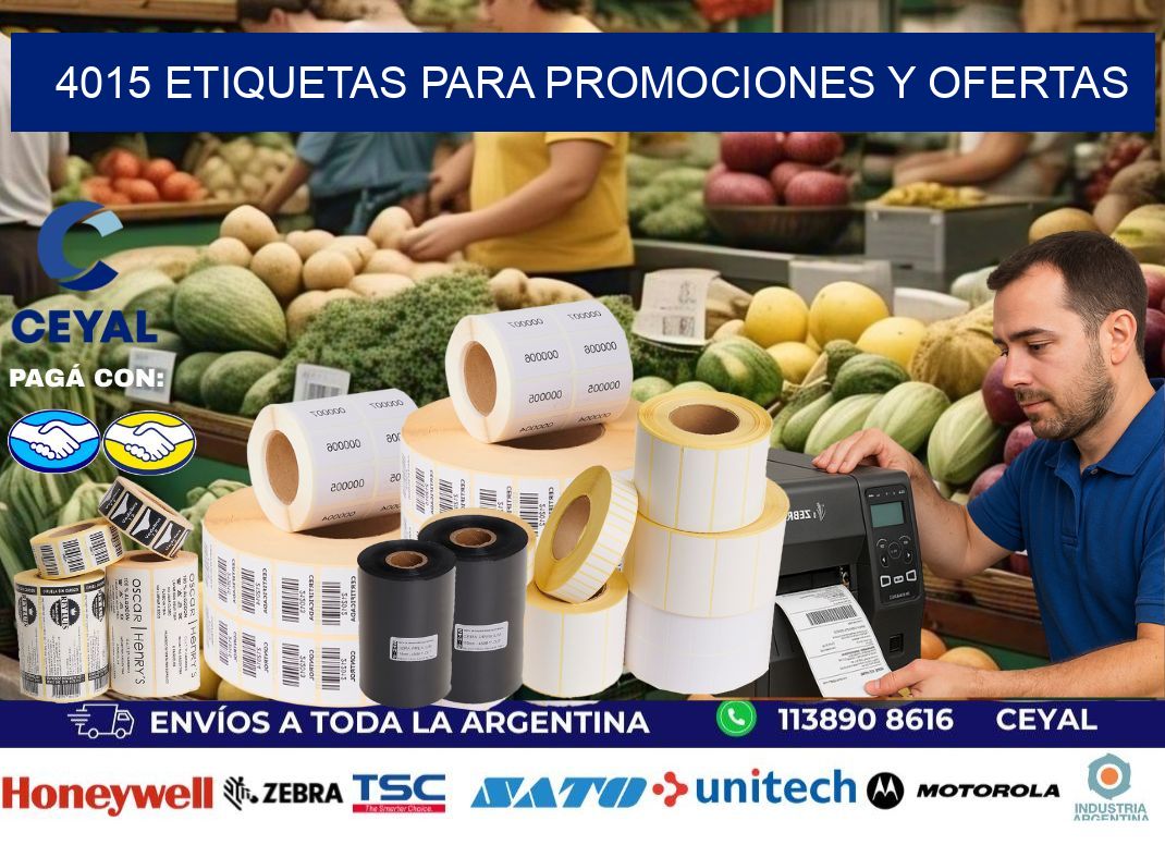 4015 Etiquetas para promociones y ofertas