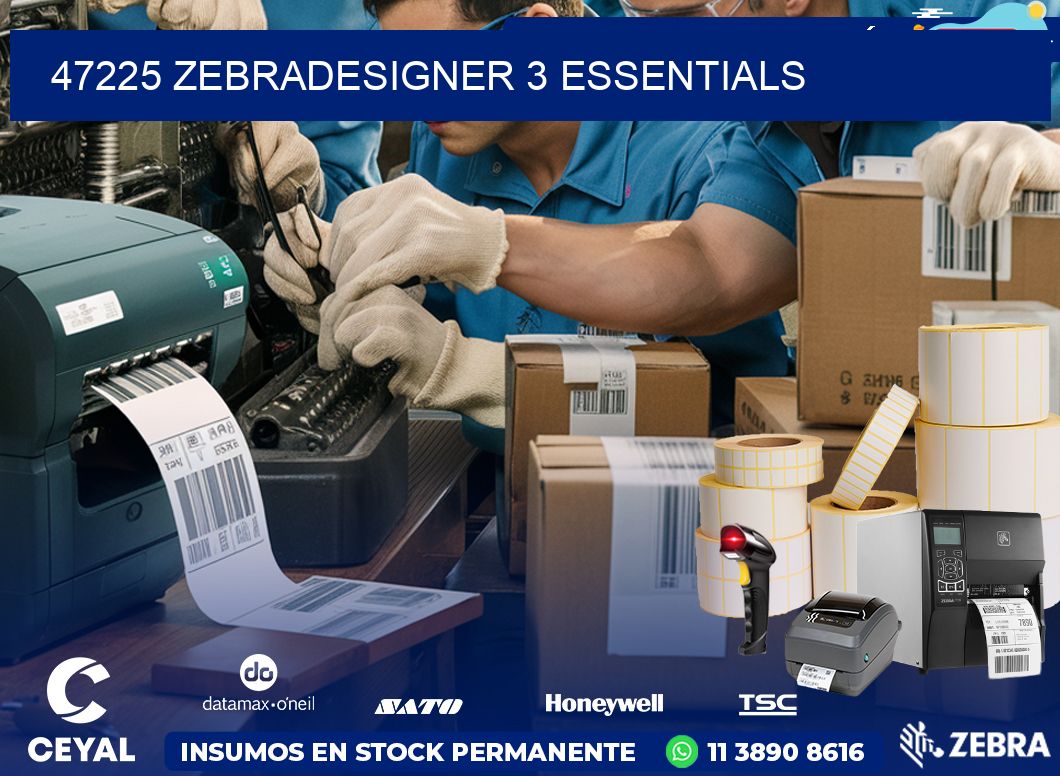 47225 ZebraDesigner 3 Essentials