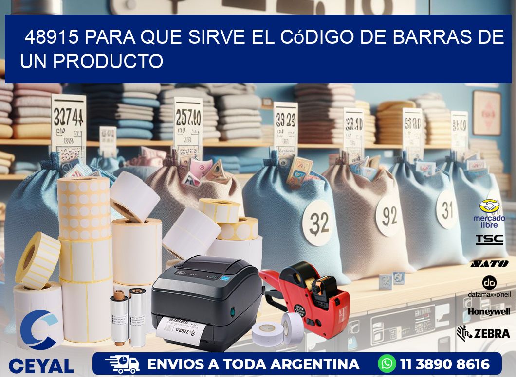 48915 Para que sirve el código de barras de un producto