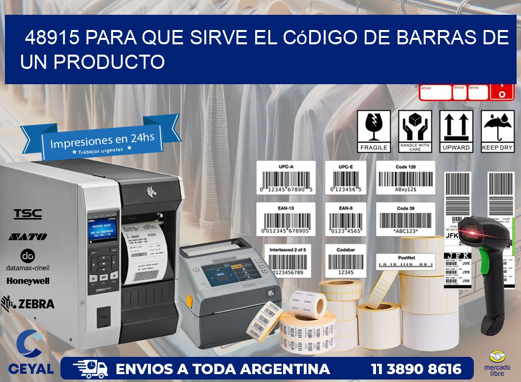 48915 Para que sirve el código de barras de un producto