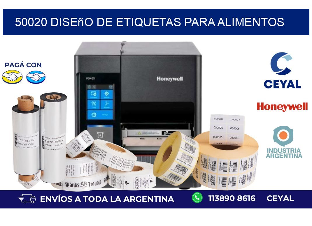 50020 Diseño de etiquetas para alimentos