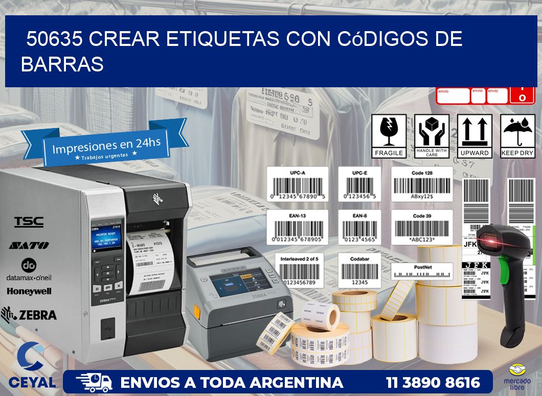 50635 Crear etiquetas con códigos de barras