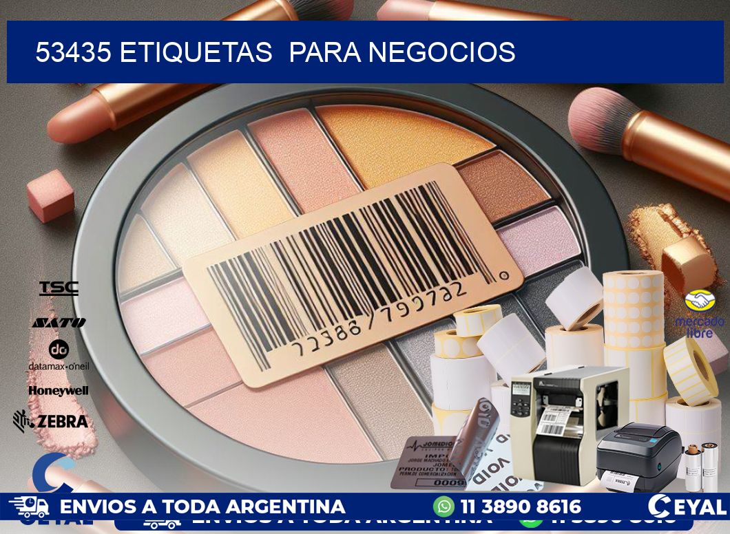 53435 etiquetas  para negocios