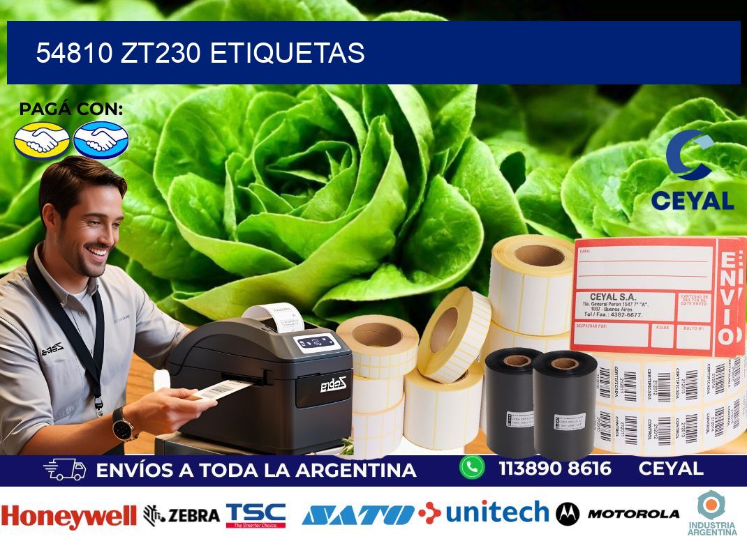 54810 ZT230 etiquetas