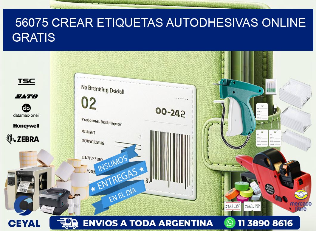 56075 Crear etiquetas autodhesivas online gratis