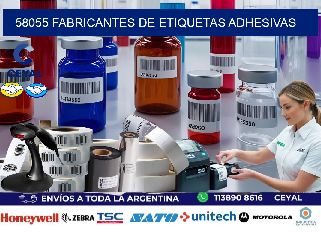 58055 Fabricantes de etiquetas adhesivas
