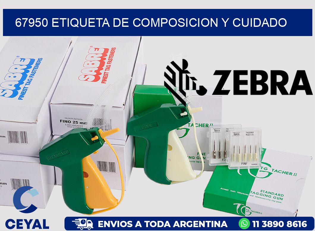 67950 etiqueta de composicion y cuidado
