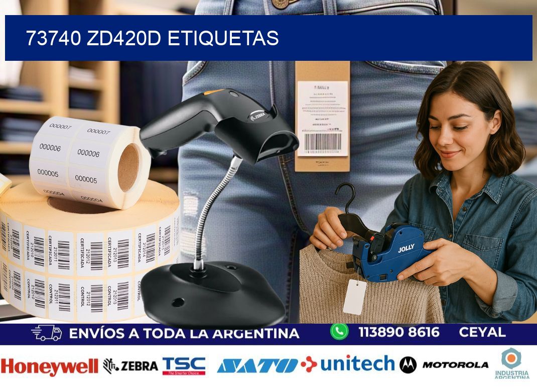 73740 ZD420d etiquetas