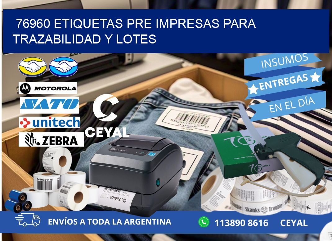 76960 etiquetas pre impresas para trazabilidad y lotes