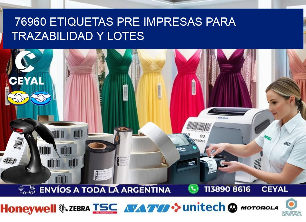 76960 etiquetas pre impresas para trazabilidad y lotes
