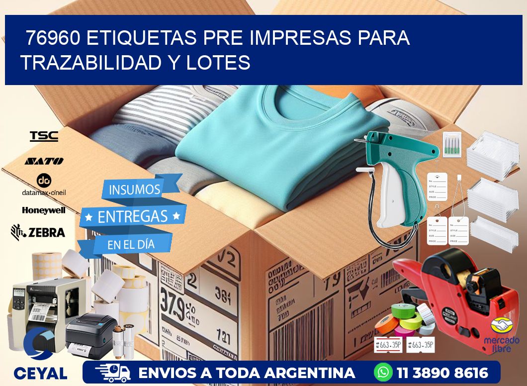 76960 etiquetas pre impresas para trazabilidad y lotes