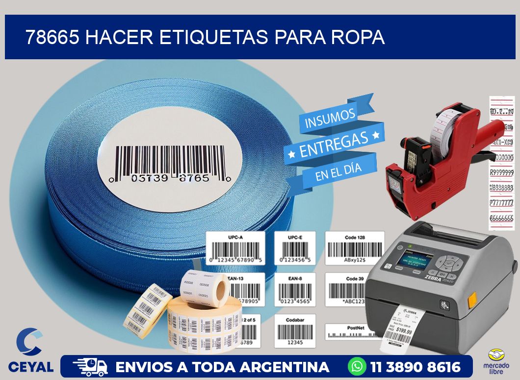 78665 Hacer etiquetas para ropa