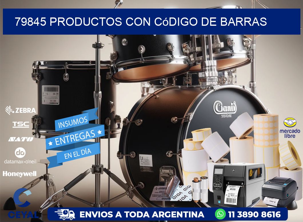 79845 Productos con código de barras