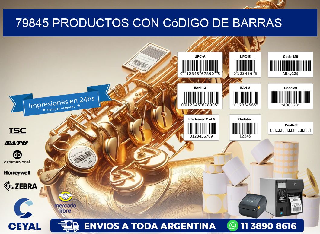 79845 Productos con código de barras