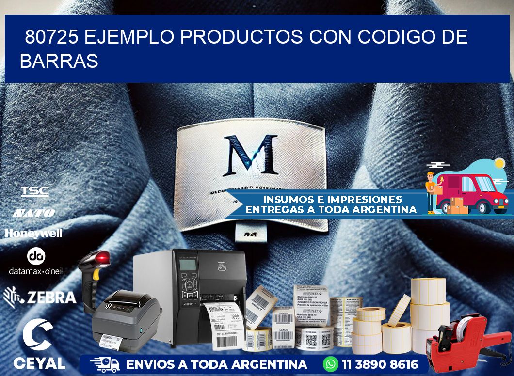 80725 ejemplo productos con codigo de barras