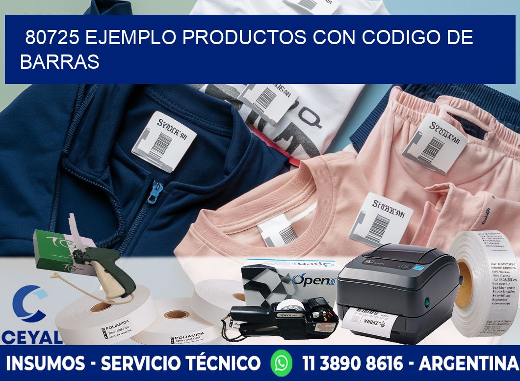 80725 ejemplo productos con codigo de barras