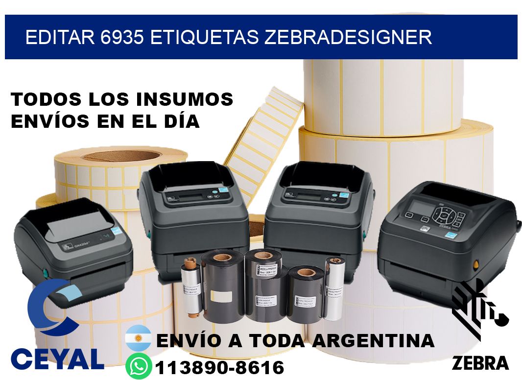 EDITAR 6935 ETIQUETAS ZEBRADESIGNER