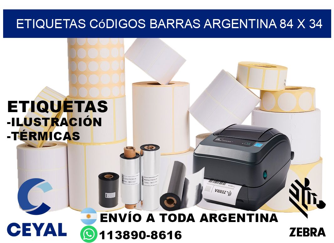 etiquetas códigos barras argentina 84 x 34