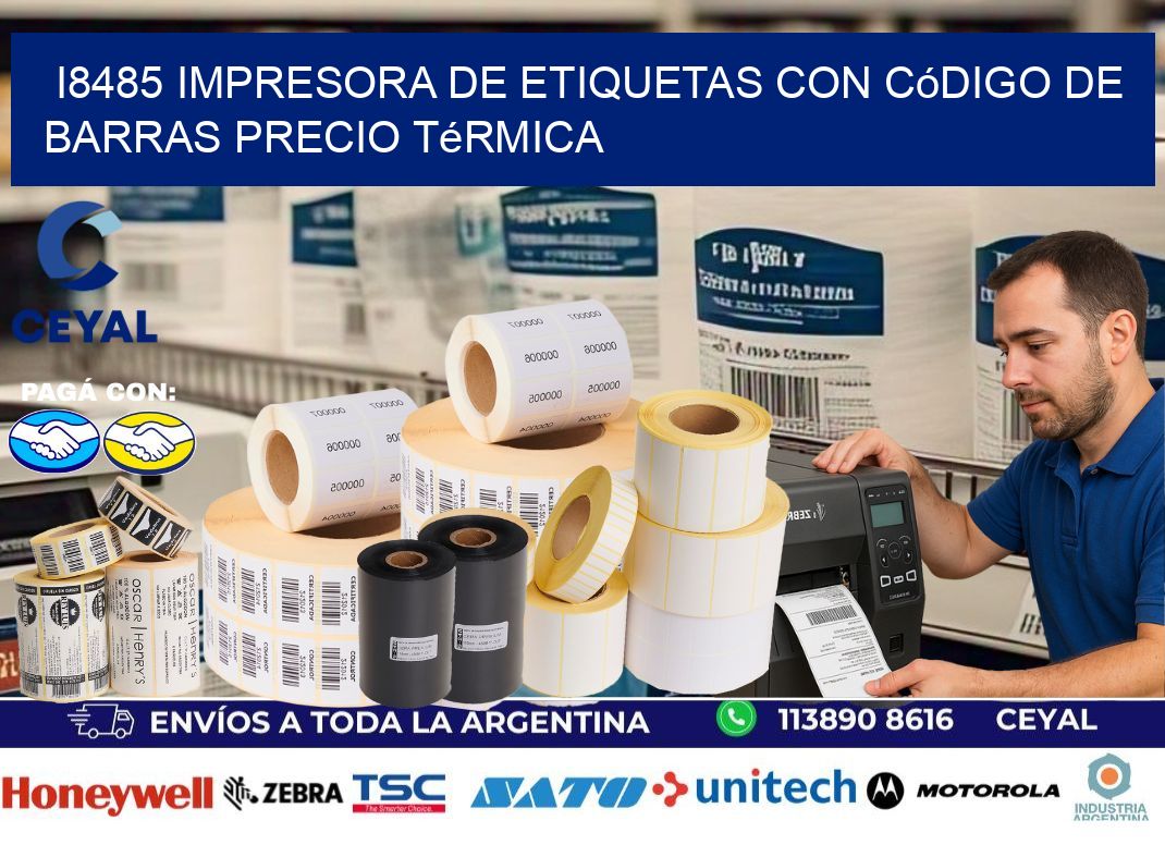 i8485 impresora de etiquetas con código de barras precio térmica