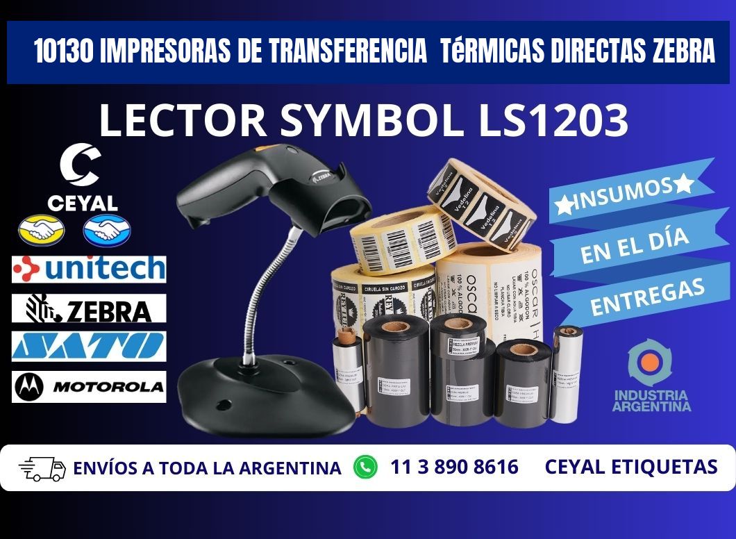10130 impresoras de Transferencia  térmicas directas zebra