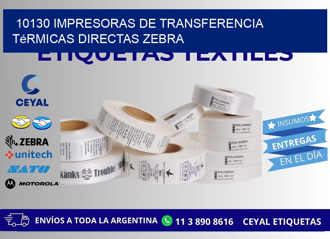 10130 impresoras de Transferencia  térmicas directas zebra