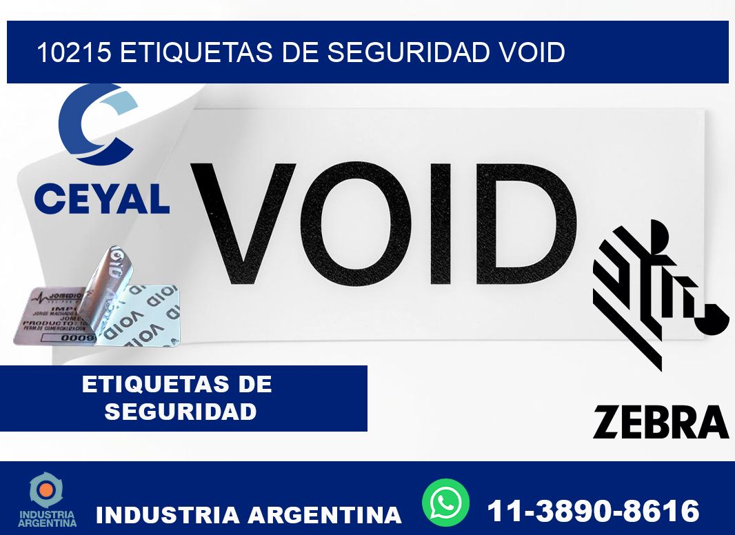 10215 etiquetas de seguridad void