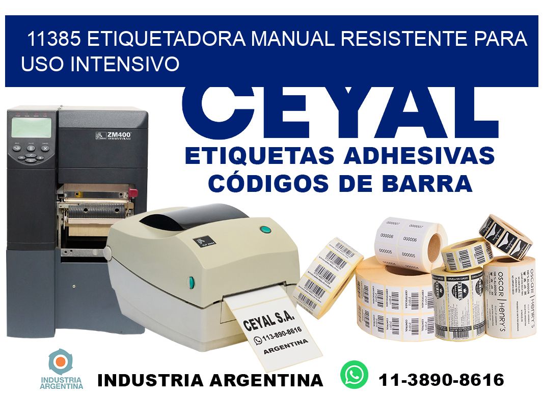 11385 etiquetadora manual resistente para uso intensivo