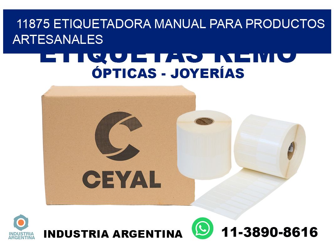 11875 etiquetadora manual para productos artesanales