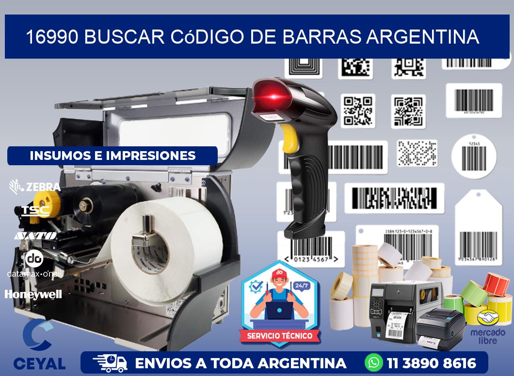 16990 Buscar código de barras Argentina