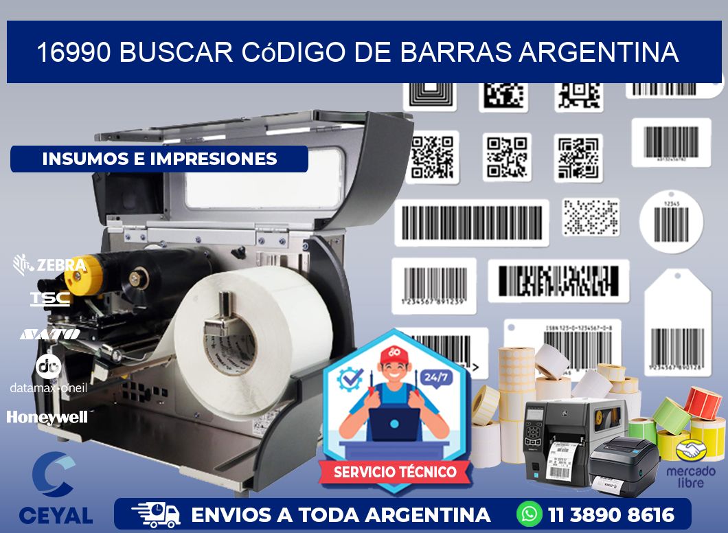 16990 Buscar código de barras Argentina