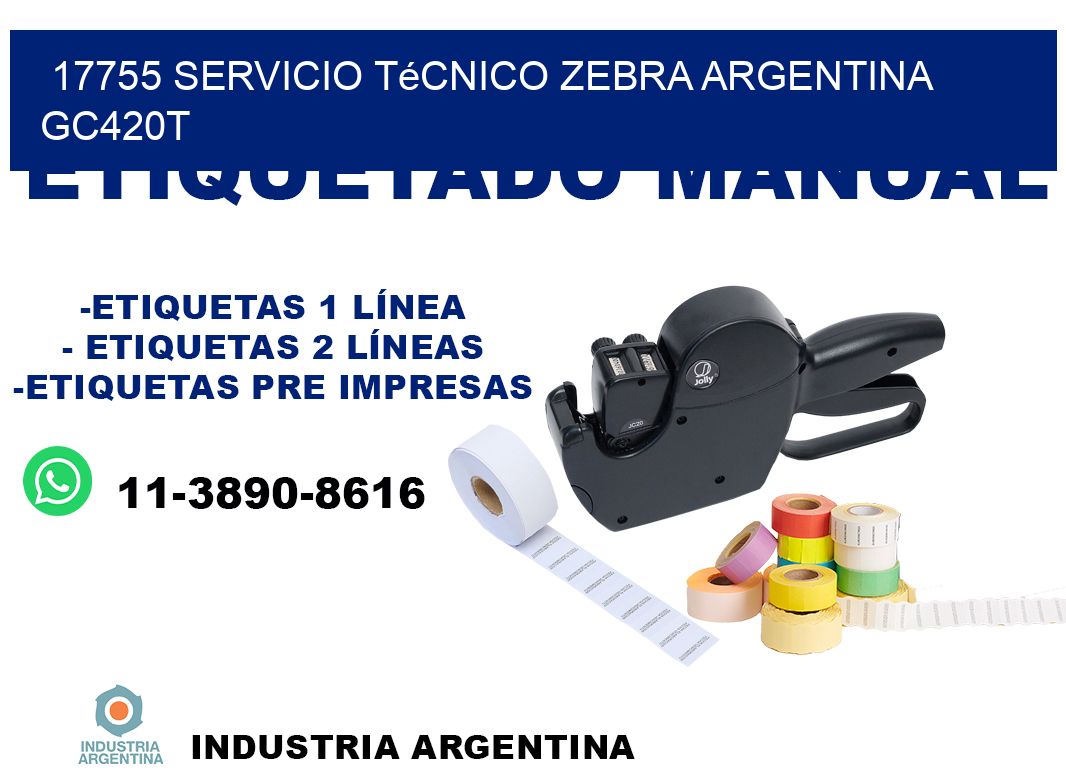17755 servicio técnico zebra argentina GC420T