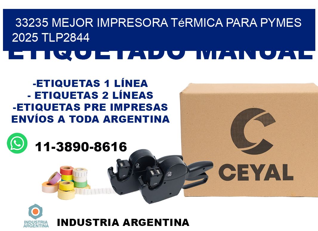 33235 mejor impresora térmica para pymes 2025 TLP2844