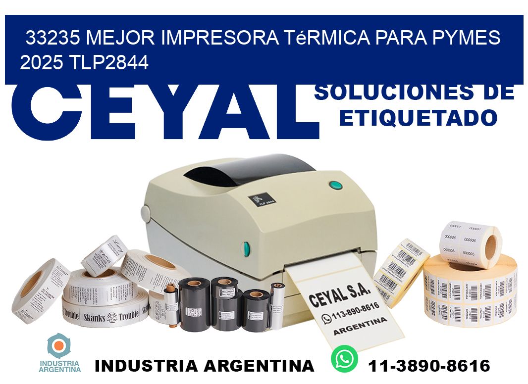 33235 mejor impresora térmica para pymes 2025 TLP2844