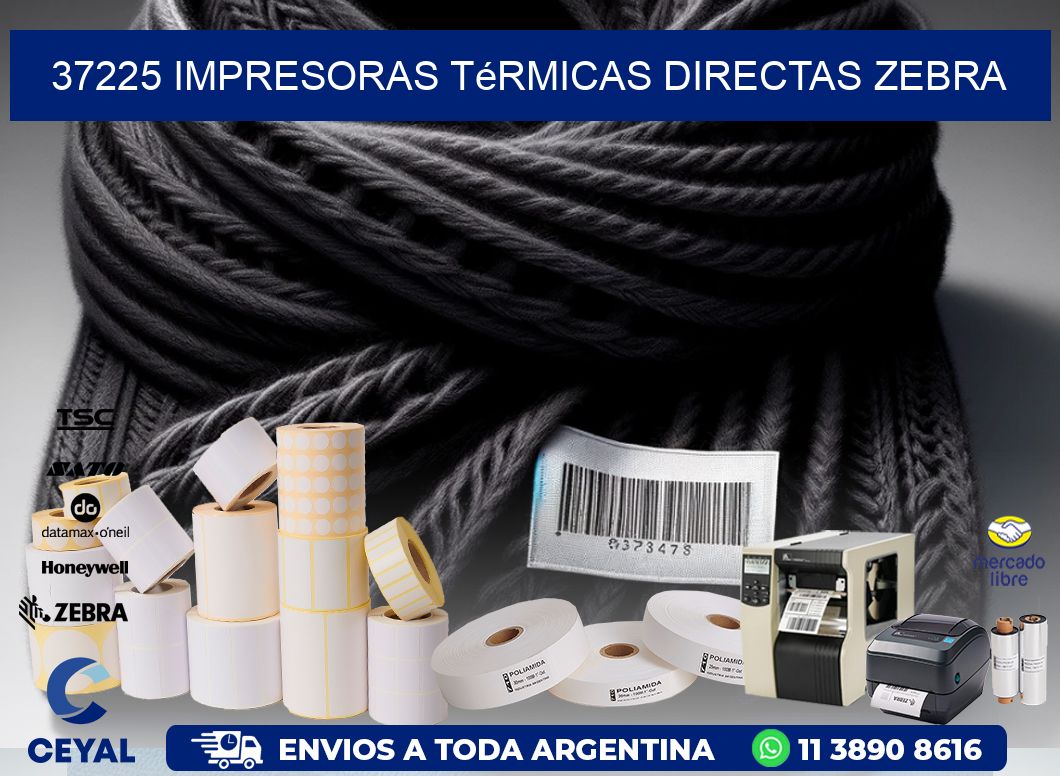 37225 impresoras térmicas directas zebra