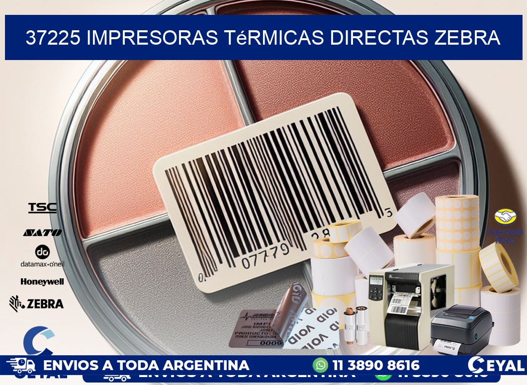 37225 impresoras térmicas directas zebra