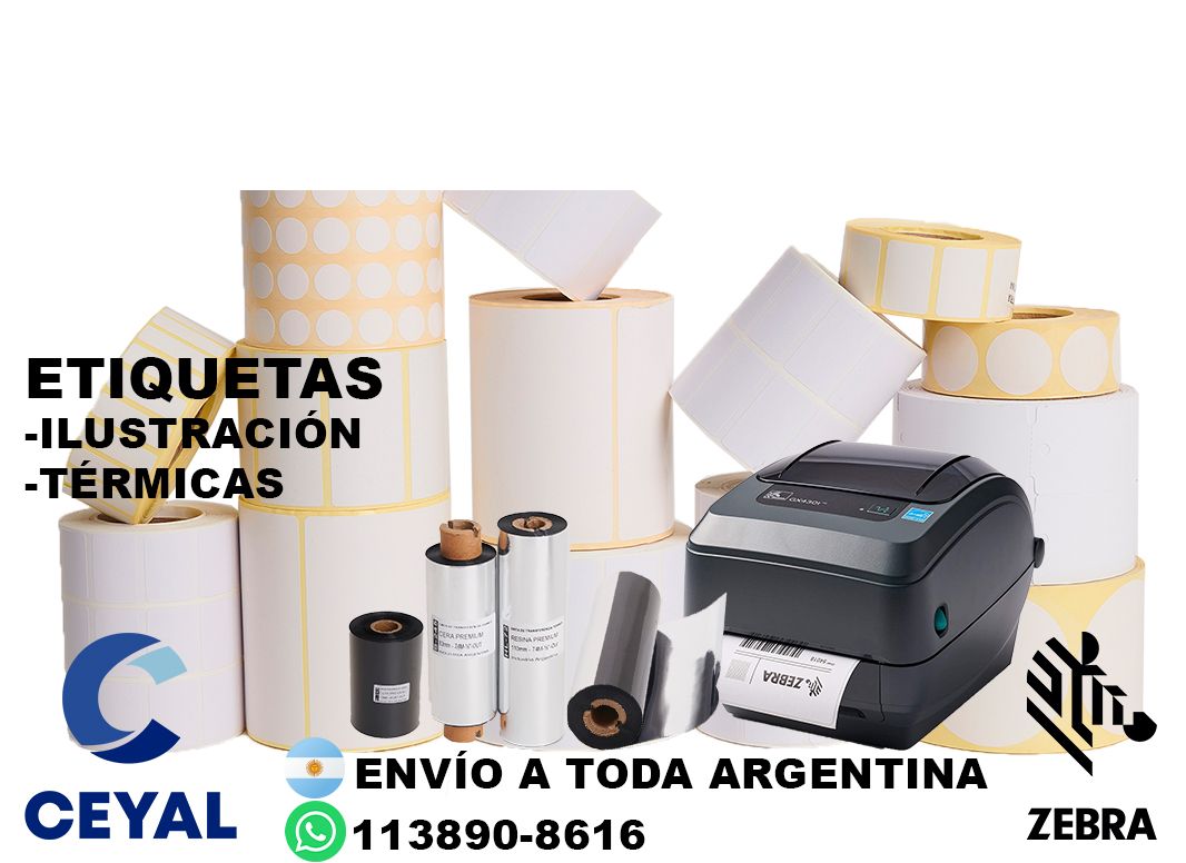 37530 etiquetas térmicas y etiquetas de papel