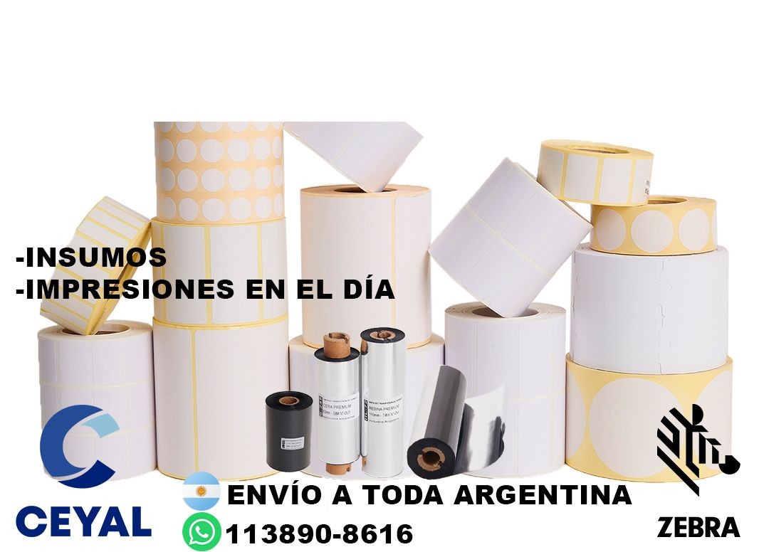 38625 cómo imprimir etiquetas térmicas adhesivas