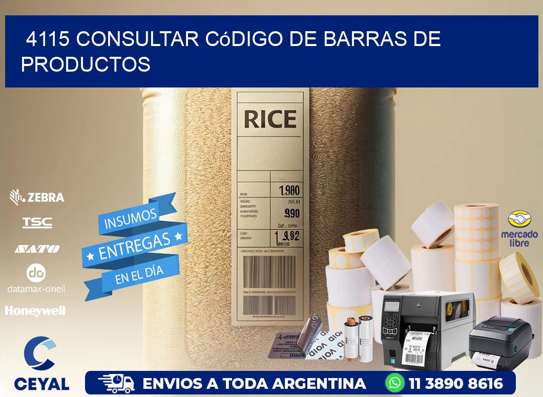 4115 Consultar código de barras de productos