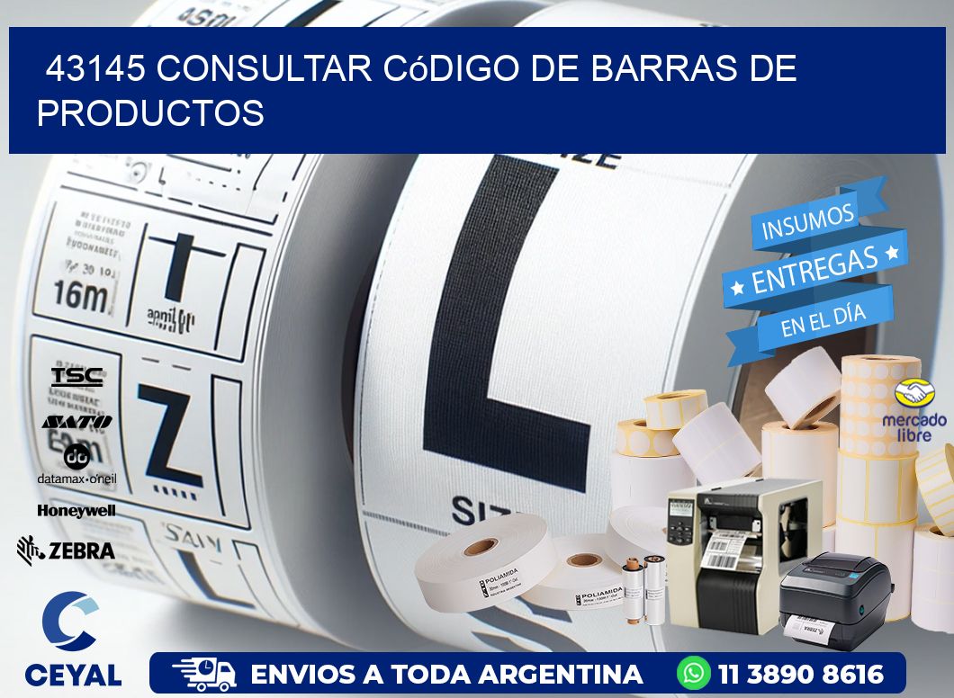 43145 Consultar código de barras de productos