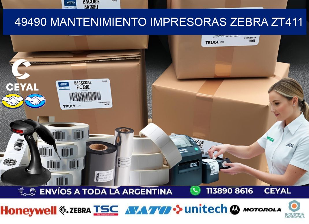 49490 mantenimiento impresoras zebra zt411