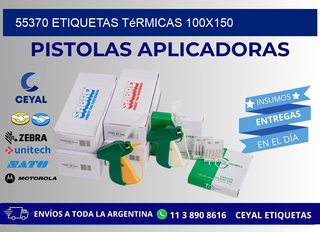 55370 etiquetas térmicas 100x150