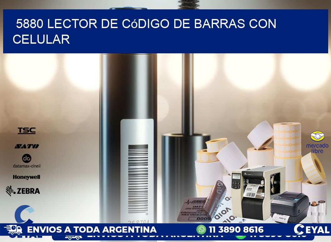 5880 Lector de código de barras con celular